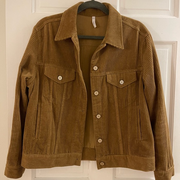 MANGO corduroy brown jacket. Size L. Like New! - Picture 1 of 3